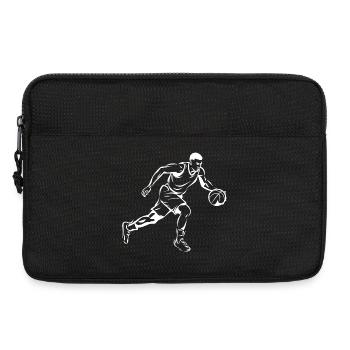 Basket-ball garçon graphique - Sacoche pour ordinateur portable 13 pouces - noir - Devant