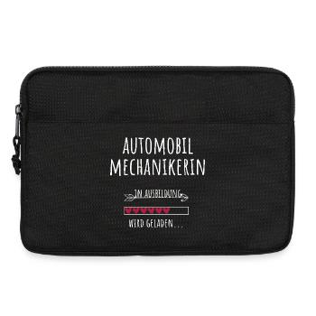Automobilmechanikerin Ausbildung Beruf Geschenk - Laptoptasche 13" - Schwarz - Vorne