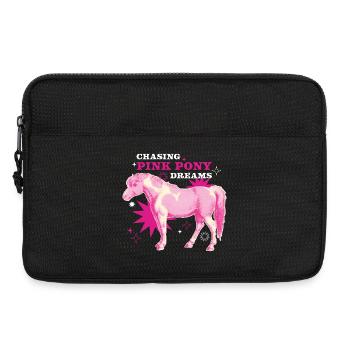 Pink Pony Dreams – Manège magique - Sacoche pour ordinateur portable 13 pouces - noir - Devant