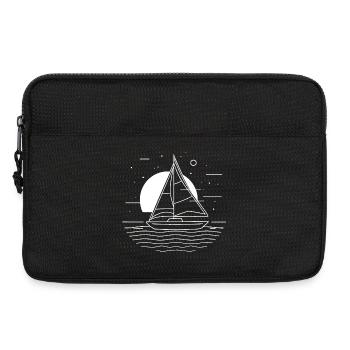 Segeln Zeichnung - Laptoptasche 13" - Schwarz - Vorne