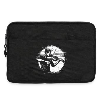 Violinist Sketch - Laptop bag 13" - black - Front