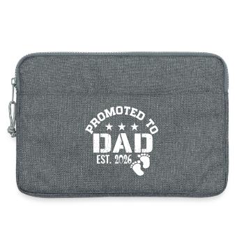 Promoted to Dad 2026 I'm going to be a father - Laptop bag 13" - heather grey - Front