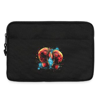 Boxing Gloves Street Art - Laptop bag 13" - black - Front