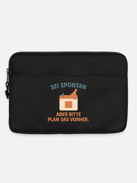 Spontan geplant - Laptoptasche 13" - Schwarz