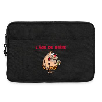 L'âge de bière - Sacoche pour ordinateur portable 13 pouces - noir - Devant