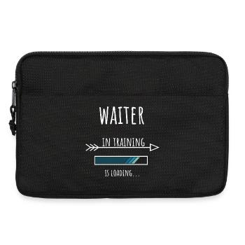 Waiter Gift Profession Training Waiter - Laptop bag 13" - black - Front