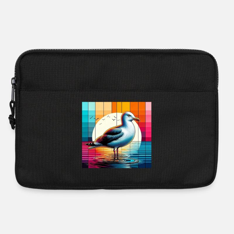 Möwe - Laptoptasche 13" - Schwarz