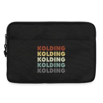 Kolding - Danemark - Danemark - Scandinavie - Sacoche pour ordinateur portable 13 pouces - noir - Devant