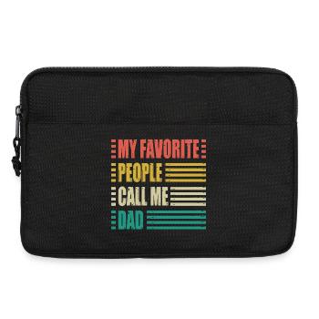 Bester Papa Der Welt Geschenke Vater Weihnachten - Laptoptasche 13" - Schwarz - Vorne