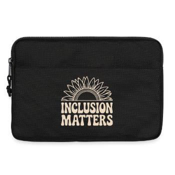 Inclusion Matters Sunflower Design for Diversity - Laptop bag 13" - black - Front