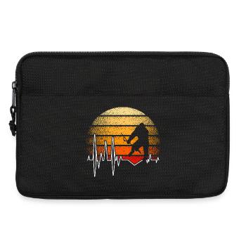 Bigfoot Sasquatch Hide And Seek Sayings - Laptop bag 13" - black - Front
