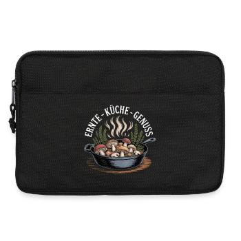 Mushroom Picking Mushrooms Picking Mushroom Hunters Forest - Laptop bag 13" - black - Front