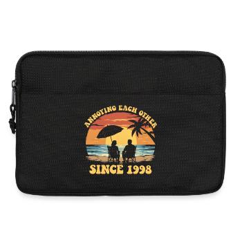 Jahrestag der gegenseitigen Belästigung seit 1998 - Laptoptasche 13" - Schwarz - Vorne
