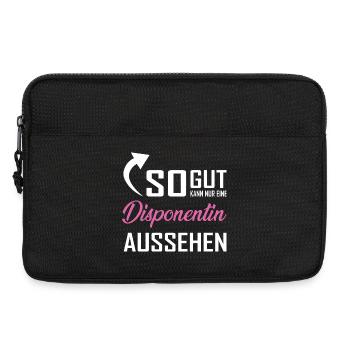 So gut kann nur eine Disponentin aussehen - Laptoptasche 13" - Schwarz - Vorne