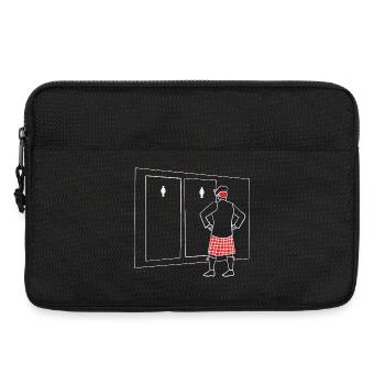 Kilt Scotland Scotland Jupe Tartan - Sacoche pour ordinateur portable 13 pouces - noir - Devant