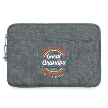Opa Großvater Enkel Enkelkind Opi - Laptoptasche 13" - Grau meliert - Vorne