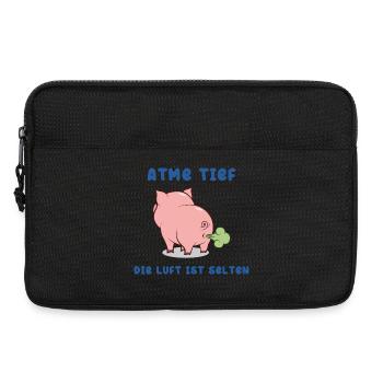 ATME TIEF - Die Luft ist selten - Laptoptasche 13" - Schwarz - Vorne