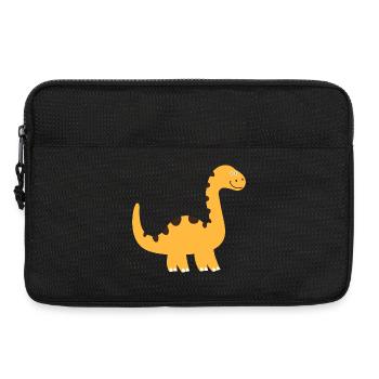 Mignon Petit dinosaure - Sacoche pour ordinateur portable 13 pouces - noir - Devant