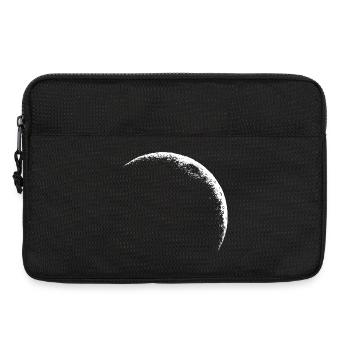 Crescent Moon, Celestial Moon - Laptop bag 13" - black - Front