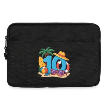 10th Birthday Vacation 10 Years - Laptop bag 13" - black - Front
