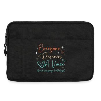 Speech Pathologist SLP Speech Therapist - Laptop bag 13" - black - Front