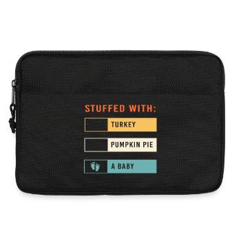 Thanksgiving Gender Reveal Werdende Mutter - Laptoptasche 13" - Schwarz - Vorne