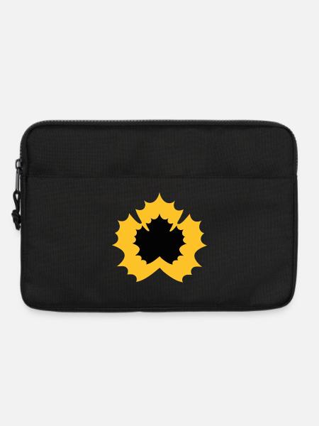 Gelb-schwarzer Skellefteå - Laptoptasche 13" - Schwarz