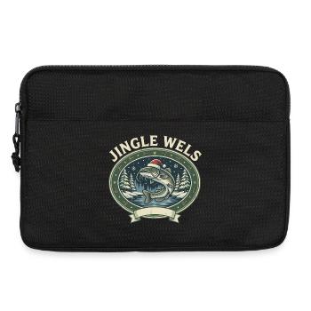 Waller Angeln Weihnachten - Das Lustige Geschenk! - Laptoptasche 13" - Schwarz - Vorne