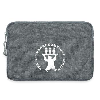 DDR-VEB Getränkekombinat-Berlin - Sacoche pour ordinateur portable 13 pouces - gris chiné - Devant