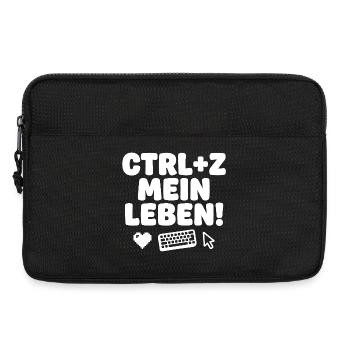 Ctrl Z Mon Humour Tech de Vie - Sacoche pour ordinateur portable 13 pouces - noir - Devant