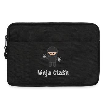 Ninja Fight Sport Shuriken - Laptop bag 13" - black - Front