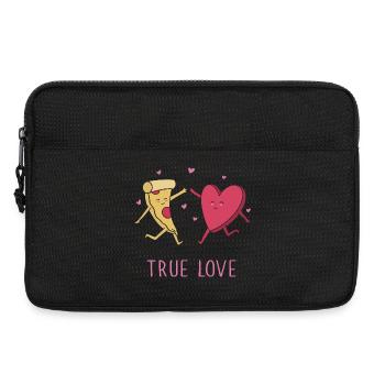 True Pizza Love - Laptop bag 13" - black - Front