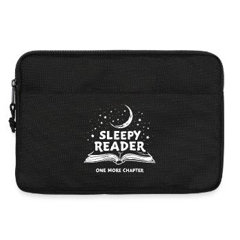 Sleepy Reader One More Chapter Lesen - Laptoptasche 13" - Schwarz - Vorne