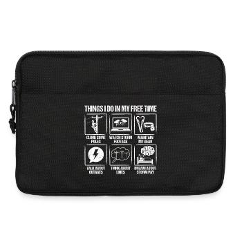 Choses que je fais pendant mon temps libre Lineman Power Fitter - Sacoche pour ordinateur portable 13 pouces - noir - Devant