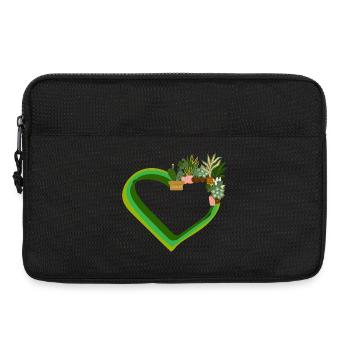 Pflanzenliebhaber Liebe Pflanzen Sukkulente Blume - Laptoptasche 13" - Schwarz - Vorne