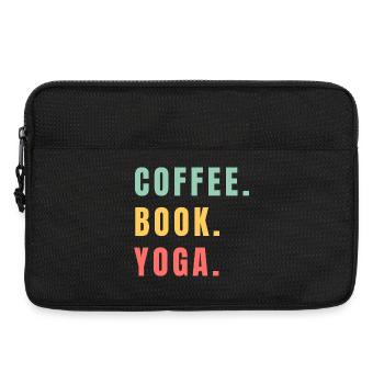 COFFEE BOOK YOGA - Laptoptasche 13" - Schwarz - Vorne