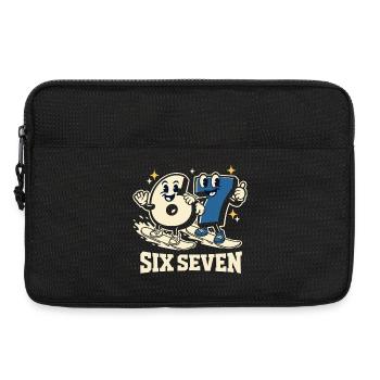 67 Six Seven Snowboard Winter Sports Cadeau - Sacoche pour ordinateur portable 13 pouces - noir - Devant