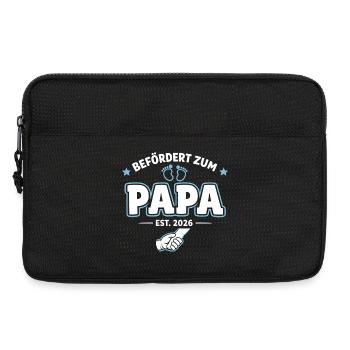 Papa 2026 Promotion to Father Loading - Laptop bag 13" - black - Front
