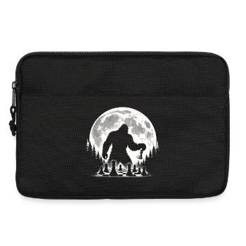 Bigfoot Chess Player - Laptop bag 13" - black - Front