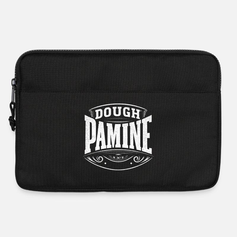 Dough Pamine - das Dopamin für Bäcker - Laptoptasche 13" - Schwarz