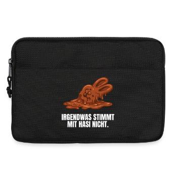 Chocolate bunny Easter - Laptop bag 13" - black - Front