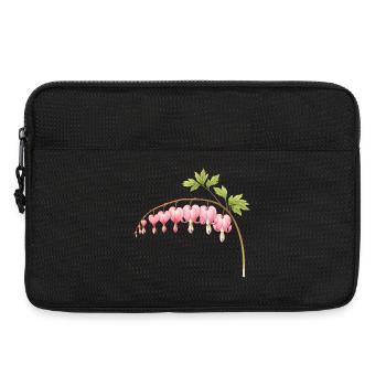 Tränendes Herz Rosa Frühlingsblume  - Laptoptasche 13" - Schwarz - Vorne
