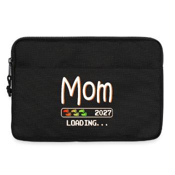 Maman et mère enceintes, maman de la descendance qui charge 2027 - Sacoche pour ordinateur portable 13 pouces - noir - Devant