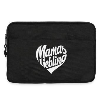 Mamas Liebling Herzdesign - Laptoptasche 13" - Schwarz - Vorne