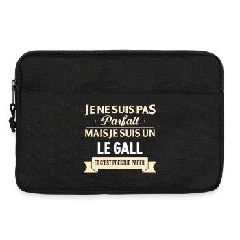 Je Ne Suis Pas Parfait Mais Je Suis Un Le Gall ... - Sacoche pour ordinateur portable 13 pouces - noir - Devant