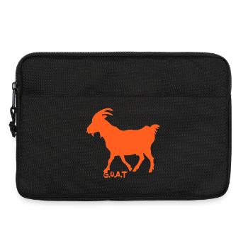 Ziege G.O.A.T. orange - Laptoptasche 13" - Schwarz - Vorne