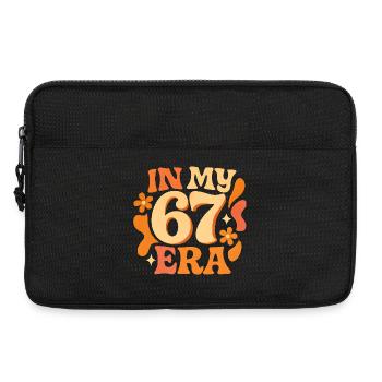 In My 67 Era Italian Brainrot Humor Geburtstag - Laptoptasche 13" - Schwarz - Vorne