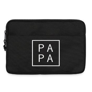 Dad-to-be 2026 Baby News Design - Laptop bag 13" - black - Front