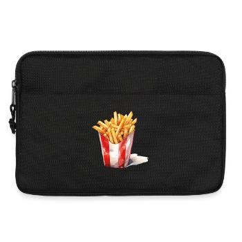 French Fries Pop Art Print - Laptop bag 13" - black - Front