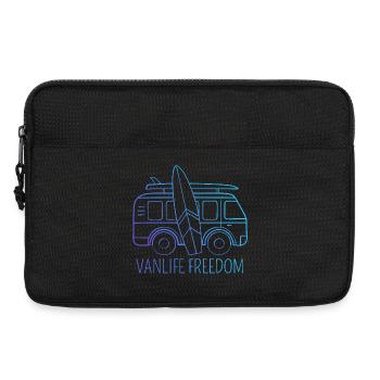 Vanlife_Freedom - Laptoptasche 13" - Schwarz - Vorne